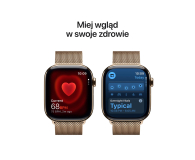 APPLE Apple Watch Series 11 GPS + Cellular 42mm Tytanowa koperta (złota) + bransoleta mediolańska (złota) - 1362427 - zdjęcie 5